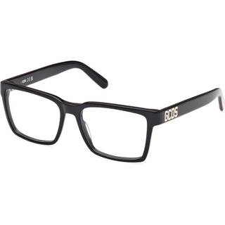 GCDS Unisex GD5033 001 Optiske stel Acetat Sort Firkantet Normal