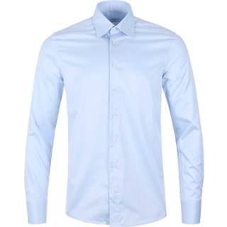 Stenstroms Slimline Shirt in Sky Blue | Stenstroms - 17.5"