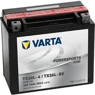 Varta  518 901 026 - 12V 18Ah (Motorcykelbatteri) CP (med syre)