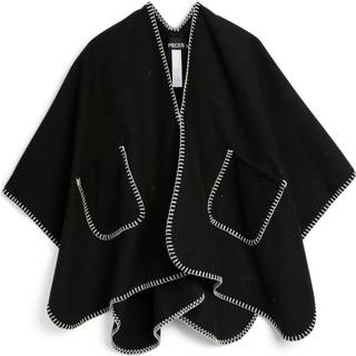 PIECES dame poncho PCNADJA - Black - Onesize