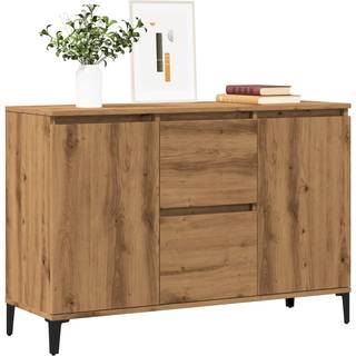 skænk 102x35x70 cm konstrueret træ kunsteg