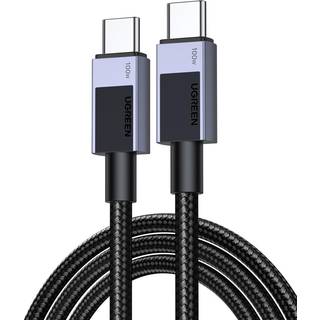 UGREEN Hurtig Opladning USB-C til USB-C PD 100W Kabel 3m - Space Gray
