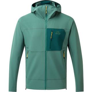Mountain Equipment Arrow Hooded Jacket Softshelljakke Herrer størrelse XL farve turkis