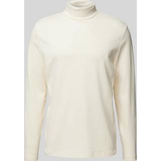 HECHTER PARIS Herren Rollkragenpullover weiß unifarben