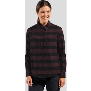 Odlo Women's Essential Shirt L/S Skjorte Damer størrelse XL farve sort