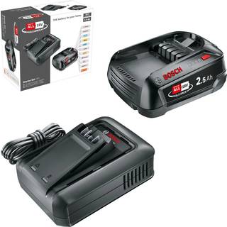 Bosch batterisæt m/lader 18 2,5Ah AL18V-44 1600A031T4