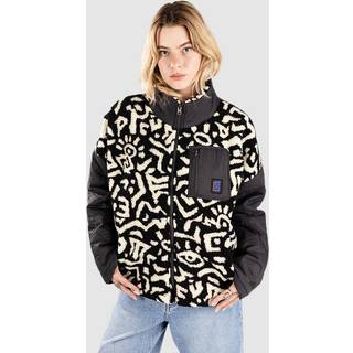Rip Curl Anti-Series Z/T Fleece Jakke - XXS - washed black