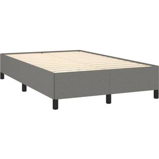 sengeramme uden madras 120x190 cm stof enkeltseng Mørkegrå