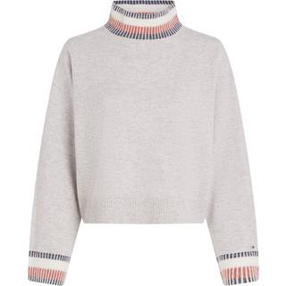 Mock Turtleneck Jumper With Cashmere