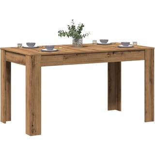 Spisebord 140X74,5X76 Cm Konstrueret Træ - artisan eg