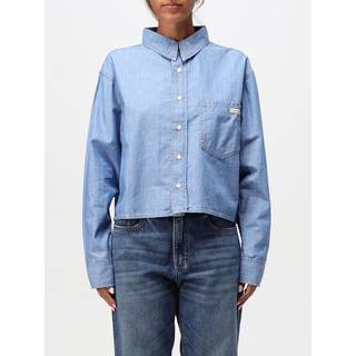 Relaxed Chambray Denim Shirt - Denim - XL