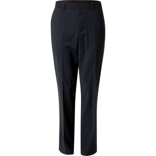 Slim Wool Blend Trousers - Black - 54