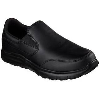 Skechers Skechers Black Bronwood Slip Resistant Slip-On Mens Work Shoes - EU 46 (UK 11)