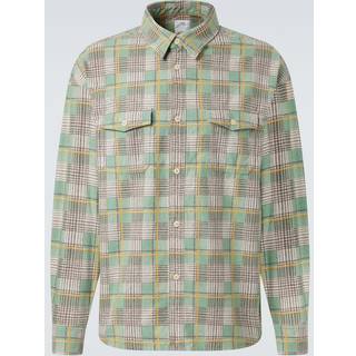 Visvim Pioneer plaid cotton flannel shirt - green - EU 39