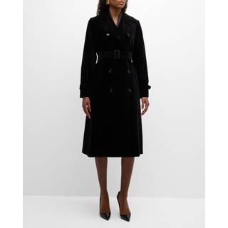 Max Mara Lana cotton coat - black - M-L