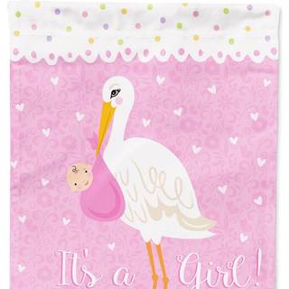 """" Caroline's Treasures VHA3013GF Det er en baby pige flag have lille flerfarvet """"