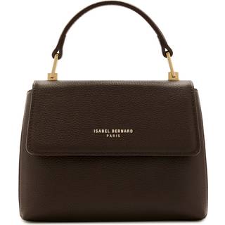 Isabel Bernard Femme Forte Heline Brown Calfskin Leather Handbag IB21130