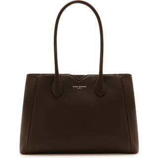 Isabel Bernard Honoré Cloe brown calfskin leather handbag IB25091