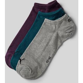 Puma 3-pak Sneaker Socks - Green - Str 43/46