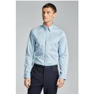 Ted Baker Tailoring Slim Blå 100% Cotton Isla Core Ice SkjorterEU 42 Almindelig