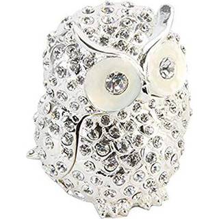 Treasured Trinkets Crystal Owl Trinket Box - P12129