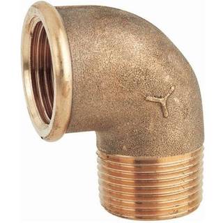 Rørvinkel Maestrini 90° Elbow Male/Female, messing, vinklet 90°, 1/8" G (BSP) (indvendig) til 1/8" G (BSP) (udvendig)