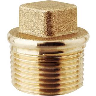 Rørprop Maestrini Plug Square Head, messing, udvendig, 1/2" G (BSP)