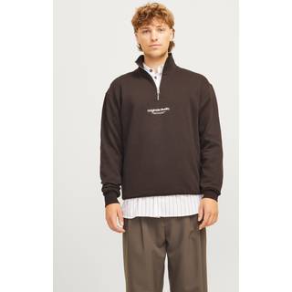 Tekst Sweatshirt Med Halv Lynlås