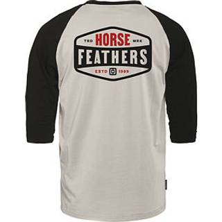 Horsefeathers Hexagon Il Raglan T-shirt - M - cement