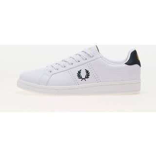 Fred Perry Herren Sneaker weiß Glattleder