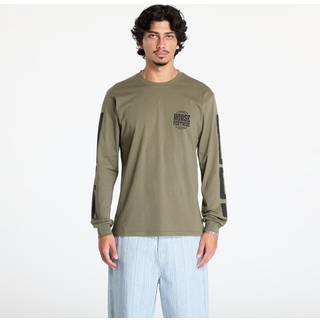 T-shirt Horsefeathers Tall Typo Long Sleeve T-Shirt Burnt Olive M - Burnt Olive - M