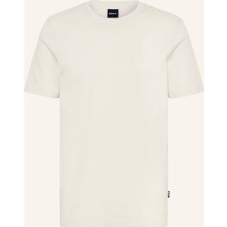 T-shirt i bomuldsblanding med jacquardboblestruktur