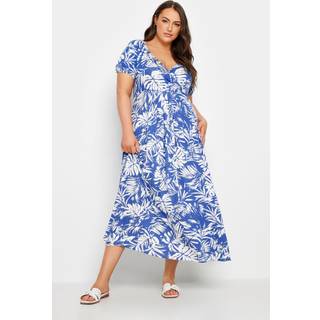 Yours Curve Yours Curve Leaf Wrap Kjole - EU 50-52 (UK 22-24)