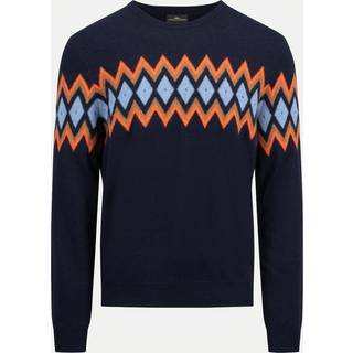 Fynch-Hatton Herren Pullover blau Norweger