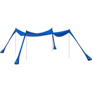 SoBuy Strandtelt OZT02-DB - 4x4m, Let og UV-beskyttende