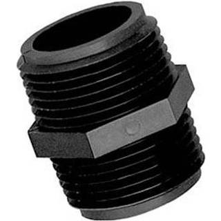 Banjo NIP150-Sh Polypropylen Pipe Fitting Short Nipple Plan 80 1-1/2 """" NPT Mand 2-1/2 """" L?ngde
