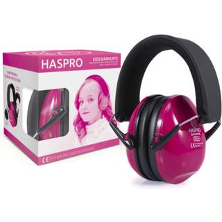 HASPRO KIDS Høreværn 4 år+, støjreducerende høreværn til børn, dæmpning på 27 dB,