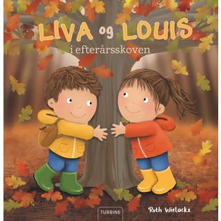 Liva og Louis i efterårsskoven