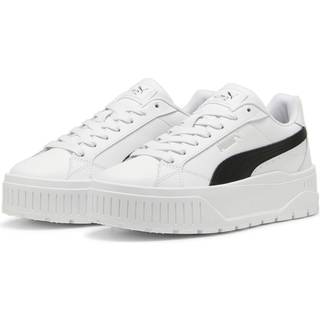 Women&#39;s Puma Karmen II Leather Sneakers, White, Size 42, Shoes - Silver - 42
