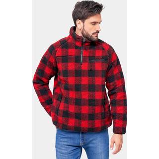 Brandit Teddyfleece Sweater Red/Black 3XL