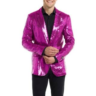 Pink pailletjakke