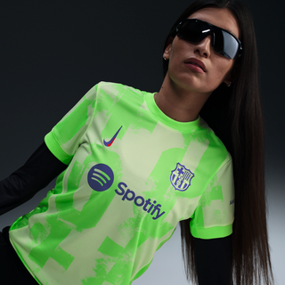 FC Barcelona 2024/25 Stadium Third Nike Dri-FIT Replica-fodboldtrøje til kvinder - gul - S (EU 36-38)