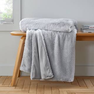 Catherine Lansfield Soft and Cosy Glamour Faux Fur ThrowEn