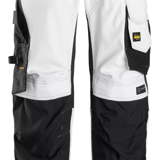Snickers arbejdsbukser 6351 AllroundWork, hvid/sort, str. 63510904192