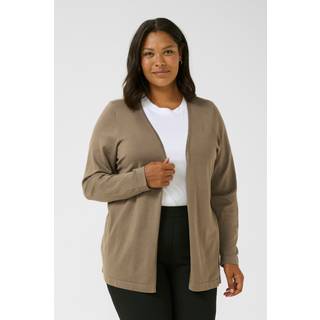 Kaffe Curve KCfarsia Cardigan - Brun - Str L - Damer