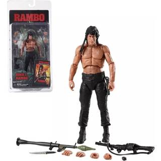 NECA John Rambo First Blood Part II Actionfigur 18 cm officiel