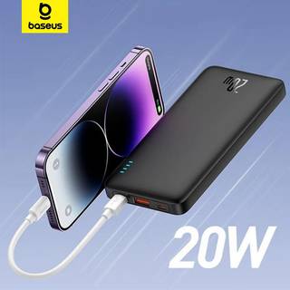 Baseus Airpow 20000mAh 20W powerbank (black) Powerbank - Sort - 20000 mAh