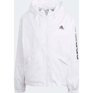Essentials Oversize Logo windbreaker - White / Black - XL