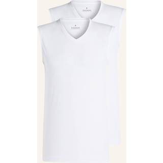 RAGMAN Herren V-Shirt weiß