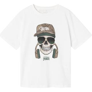 Name It Bright White Printet T-shirt